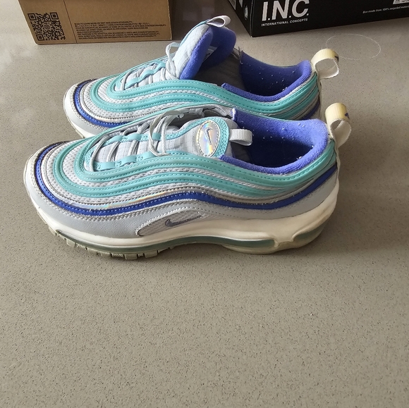 Nike Air Max 97 in Teal and Blue - Picture 4 of 5